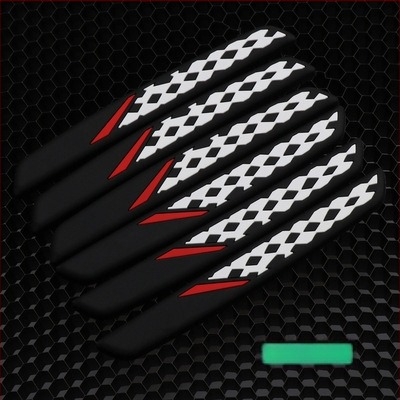 Λωρίδα αποφυγής κραδασμών για πόρτες και καθρέφτες – σετ 6 τεμαχίων, μακρύτερο, υλικό σιλικόνη (PVC), μοντέλο 0-11, γενική συμβατότητα