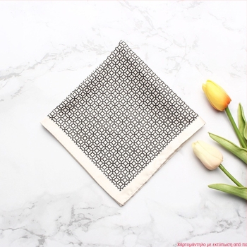 Μαντήλι τσέπης με εκτυπωμένο μοτίβο, πολυεστέρας, unisex, χαλαρό στυλ