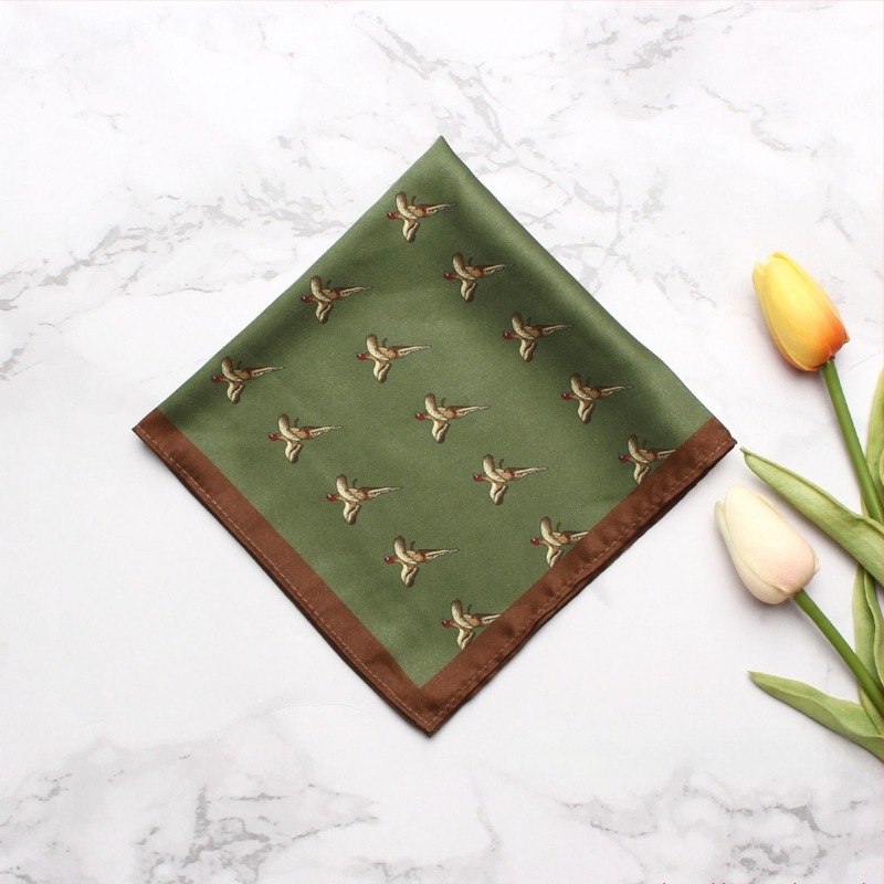 Μαντήλι τσέπης με εκτυπωμένο μοτίβο, πολυεστέρας, unisex, χαλαρό στυλ