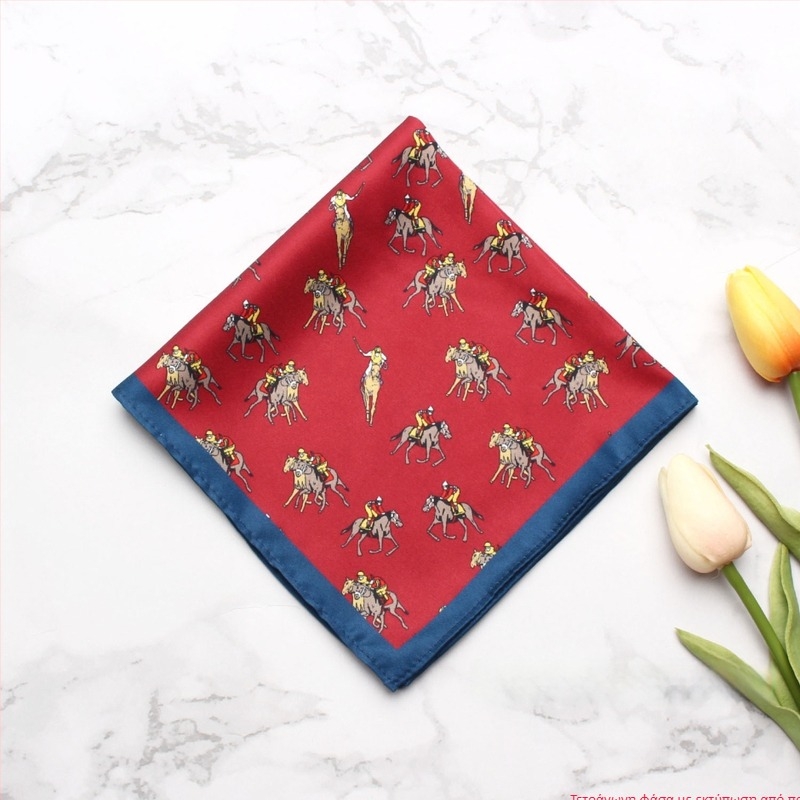 Μαντήλι τσέπης με εκτυπωμένο μοτίβο, πολυεστέρας, unisex, χαλαρό στυλ