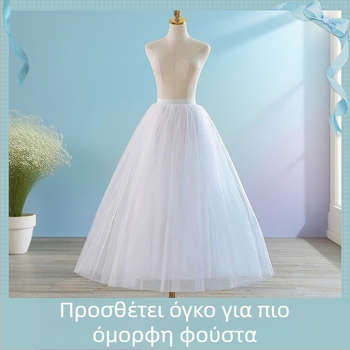 Νυφικό φόρεμα με χωρίς οστά στήριξη, Lolita στυλ για χορό, απαλό τούλι με διχτυωτή επένδυση, ενήλικες, φθινοπωρινή 2025