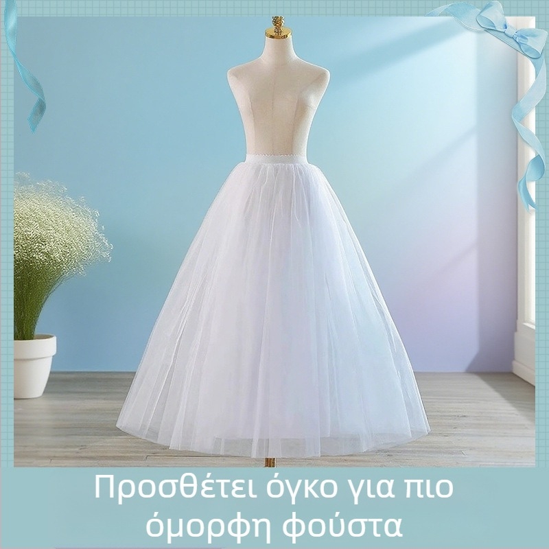 Νυφικό φόρεμα με χωρίς οστά στήριξη, Lolita στυλ για χορό, απαλό τούλι με διχτυωτή επένδυση, ενήλικες, φθινοπωρινή 2025