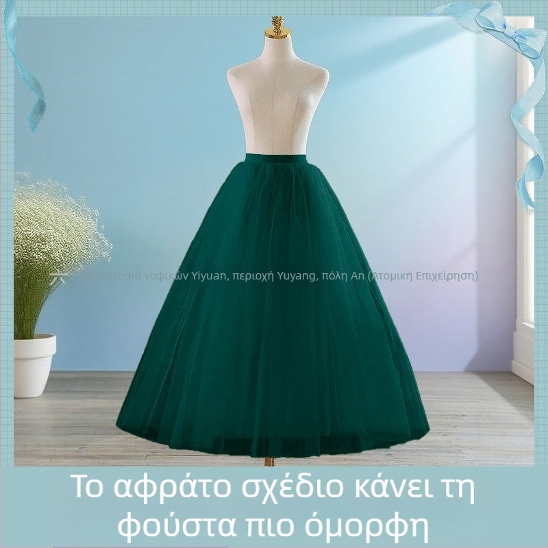 Νυφικό φόρεμα με χωρίς οστά στήριξη, Lolita στυλ για χορό, απαλό τούλι με διχτυωτή επένδυση, ενήλικες, φθινοπωρινή 2025