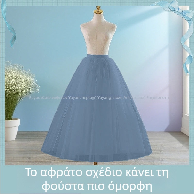 Νυφικό φόρεμα με χωρίς οστά στήριξη, Lolita στυλ για χορό, απαλό τούλι με διχτυωτή επένδυση, ενήλικες, φθινοπωρινή 2025