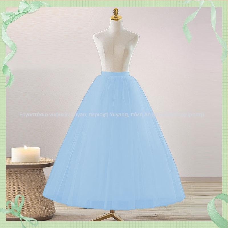 Νυφικό φόρεμα με χωρίς οστά στήριξη, Lolita στυλ για χορό, απαλό τούλι με διχτυωτή επένδυση, ενήλικες, φθινοπωρινή 2025