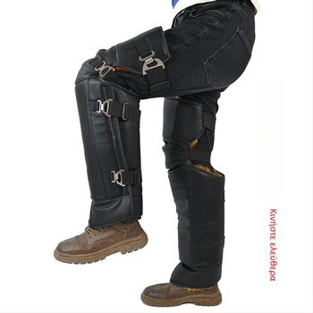 Δερμάτινα προστατευτικά γόνατων για χειμερινή ποδηλασία – αντιανεμικά, θέρμανση αρθρώσεων, για ενήλικες, Ode to Emperor, Χειμώνας 2024