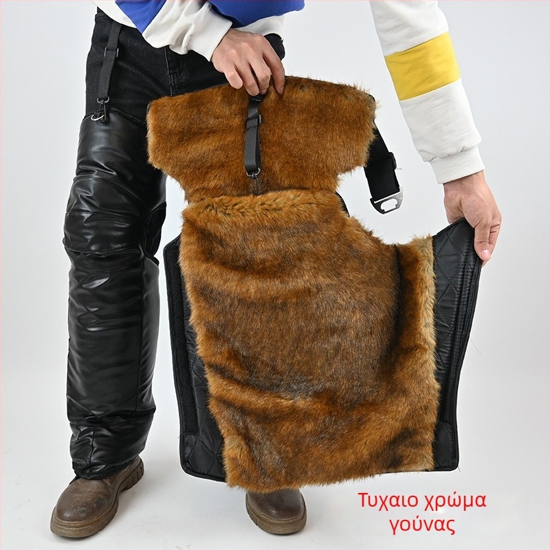 Δερμάτινα προστατευτικά γόνατων για χειμερινή ποδηλασία – αντιανεμικά, θέρμανση αρθρώσεων, για ενήλικες, Ode to Emperor, Χειμώνας 2024