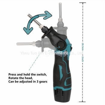 12V επαναφορτιζόμενη σιδερώστρα συγκόλλησης με σταθερή θερμοκρασία, φορητή κεραμική μονάδα