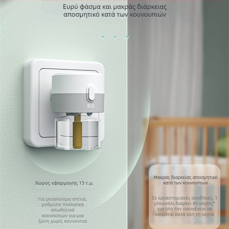 Ηλεκτρικό υγρό απωθητικό εντόμων κατά των κουνουπιών – Mugwort άρωμα, ήπια φόρμουλα, ένα μπουκάλι, 24 τεμάχια σε ένα κουτί, αριθμός εγγραφής φυτοφαρμάκων Wp20120071.