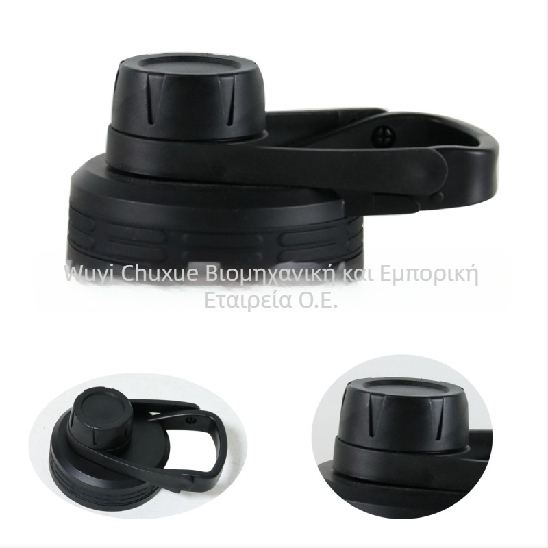 Καπάκι θερμός από PP, μη διαρροής, συμβατό με διάφορα θερμός, προσαρμοστικό με λογότυπο