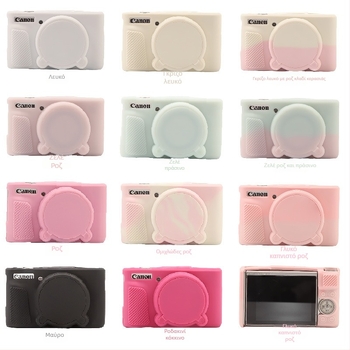 Θήκη σιλικόνης για Canon SX740/SX730 – ανθεκτική στη φθορά και προστατευτικό κάλυμμα κατά της κοπής (στυλ κλατς)