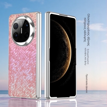 Θήκη Huawei MateX6 με ηλεκτροπλατινέ μεντεσέδες, πλήρης προστασία, αντίσταση σε πτώσεις