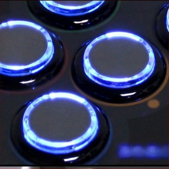 QANBA κουμπιά arcade σε στυλ καρτών για τζόιστικ