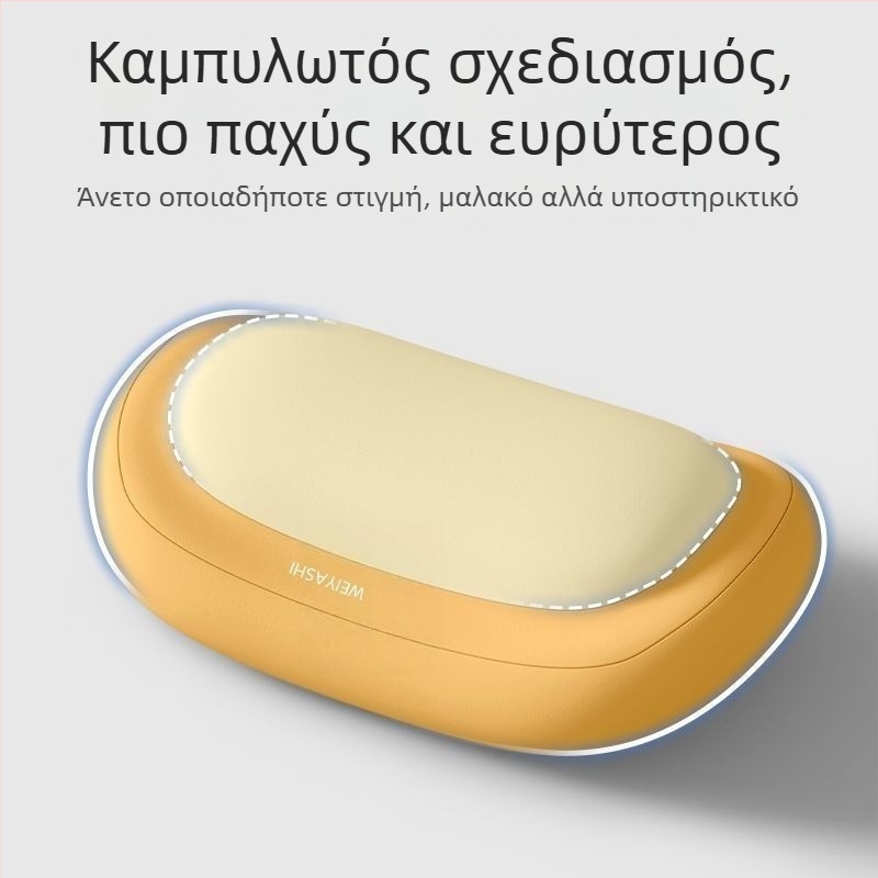 Unique βαμβακερό μαξιλάρι γραφείου για υπνάκο, με υποστήριξη κεφαλής και μαξιλάρι μέσης — πολυχρηστικό για το γραφείο