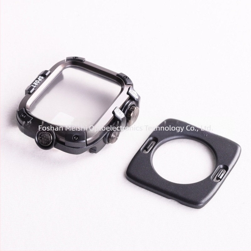 Θήκη Apple Watch με μεταλλικό αδιάβροχο περίβλημα και ενσωματωμένο προστατευτικό οθόνης από tempered glass; Συμβατή με 44/45/46/49 mm; Υλικό: PC + tempered glass; Μάρκα: Momeishi; Κωδικός: SBK-054