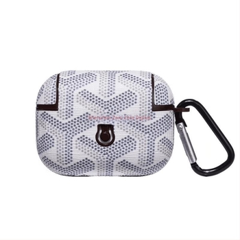 Θήκη προστασίας AirPods για Apple - μοτίβο dogtooth, τεχνητή δερμάτινη επιφάνεια, καθολική συμβατότητα, κολλητή κατασκευή