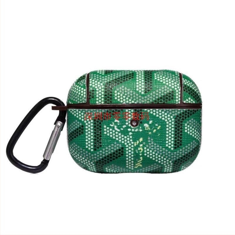 Θήκη προστασίας AirPods για Apple - μοτίβο dogtooth, τεχνητή δερμάτινη επιφάνεια, καθολική συμβατότητα, κολλητή κατασκευή