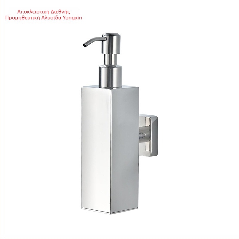 Δοχείο Διανομής Σαπουνιού Μπάνιου, 304 Ανοξείδωτος Χάλυβας, Χειροκίνητο Πιέσιμο, Yongxin, Σύγχρονο Μινιμαλιστικό Στυλ (Φινίρισμα: Λαμπρό Φως; Βάρος: 440 g)