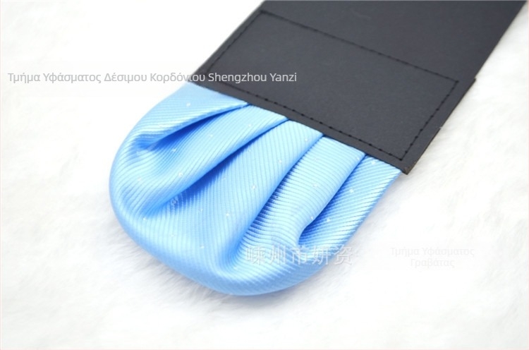 Ανδρικό χαρτομάντηλο τσέπης για κοστούμι, βραδινή ενδυμασία, πολυεστερικό νήμα, ζακάρντ ύφανση, μονόχρωμο σχέδιο