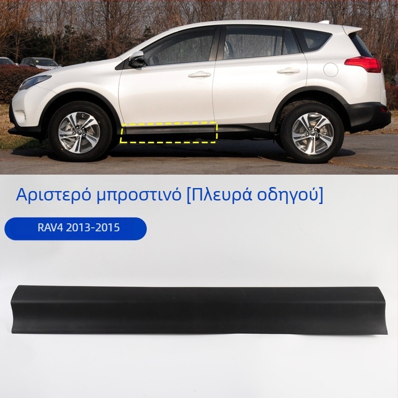 Κάτω προστατευτικό πόρτας και πλευρική επένδυση για Toyota RAV4 (2013–2023), αντιχαρακτική προστασία