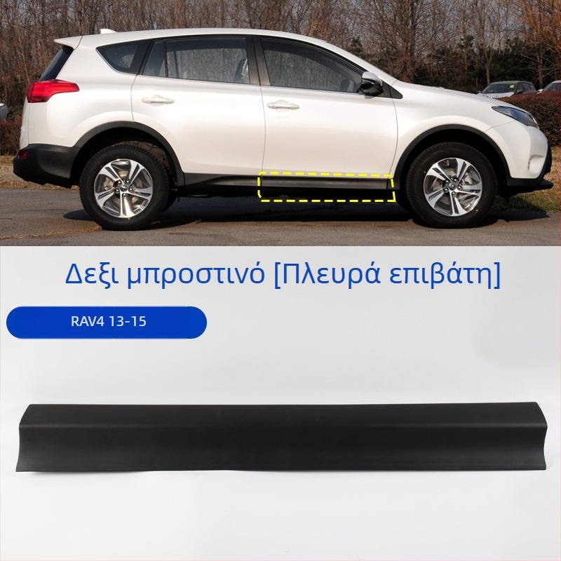 Κάτω προστατευτικό πόρτας και πλευρική επένδυση για Toyota RAV4 (2013–2023), αντιχαρακτική προστασία