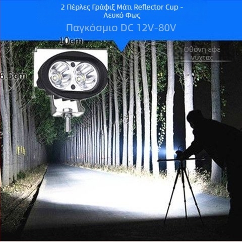 LED προβολέας εξωτερικού τύπου για ηλεκτρικά μοτοποδήλατα, ποδήλατα και τρίκυκλα