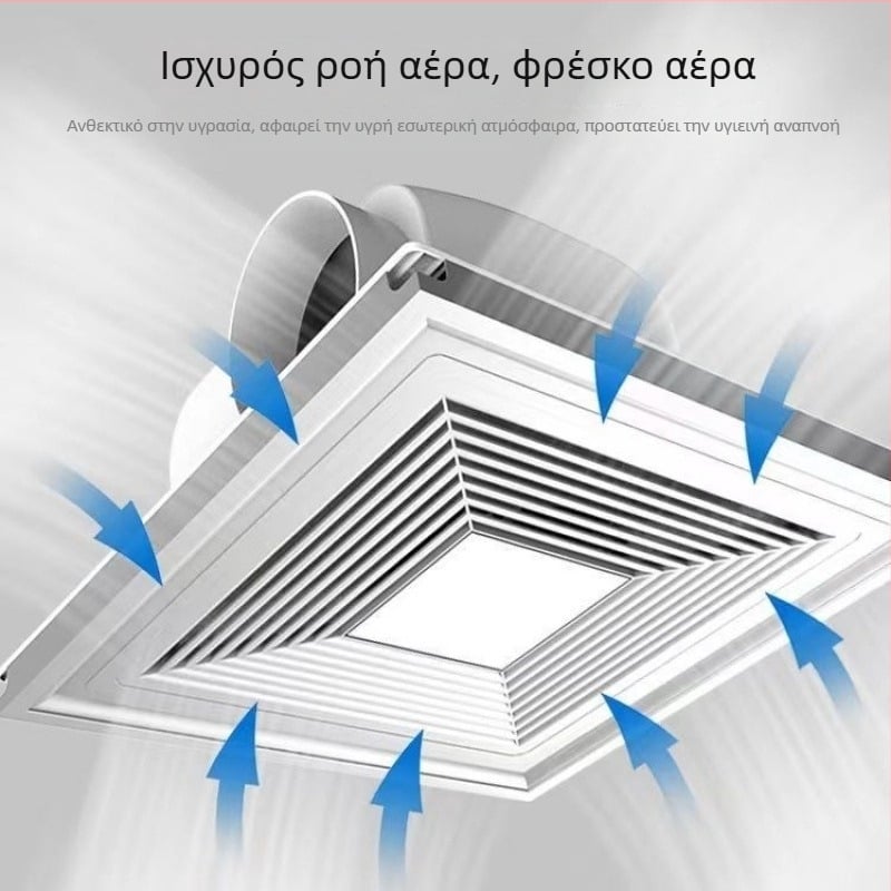 Αεριστήρας εξαγωγής/αερισμού, Mingshuo 300h-2, τηλεκοντρόλ, ροή αέρα 750 m3/h, στυλ διαχωρισμού παραθύρου