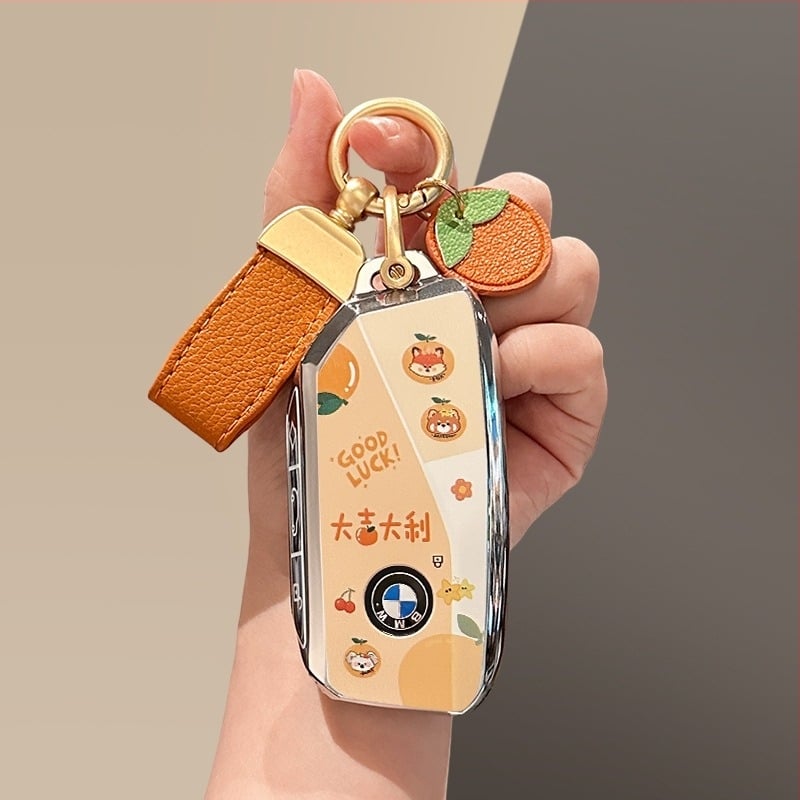 Θήκη κλειδιού BMW TPU προστατευτικό περίβλημα, υψηλής ποιότητας, προσαρμόζεται για 3 Series, 5 Series, X3/X5, 325Li