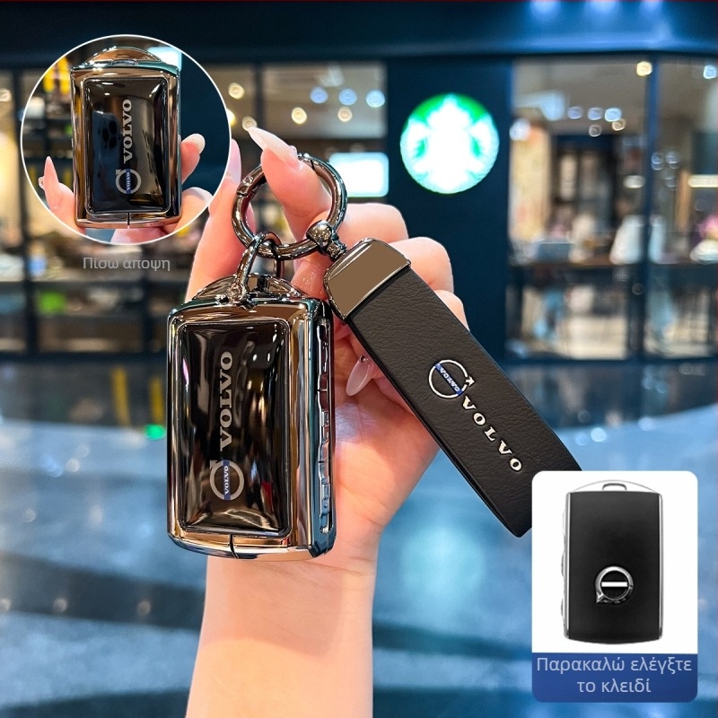 Xinhao TPU θήκη κλειδιού Volvo για XC60, XC90, XC40, S60, S90, V40, V60 – Απλό στυλ