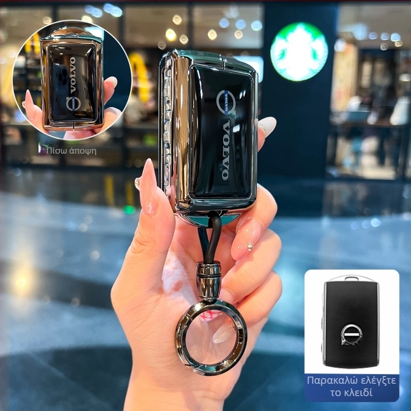 Xinhao TPU θήκη κλειδιού Volvo για XC60, XC90, XC40, S60, S90, V40, V60 – Απλό στυλ