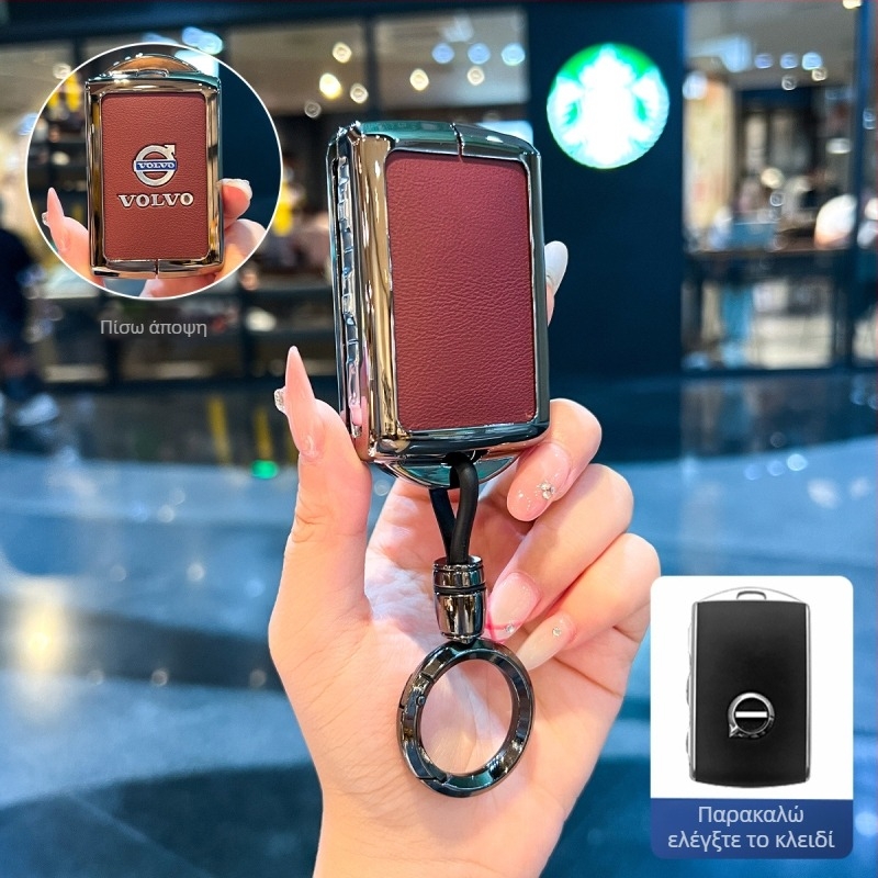 Xinhao TPU θήκη κλειδιού Volvo για XC60, XC90, XC40, S60, S90, V40, V60 – Απλό στυλ