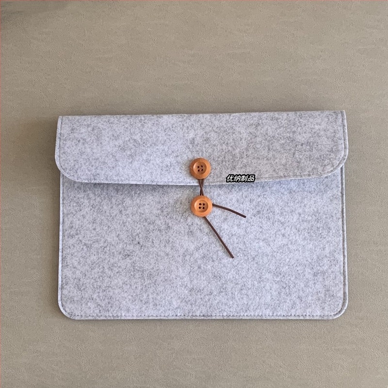 Τσάντα αρχείων A4 από φελτ με αποθήκευση με κουμπί, οργάνωση για συναντήσεις γραφείου, εκτύπωση λογότυπου διαθέσιμη, βάρος ~105 g, προσαρμογή διαθέσιμη