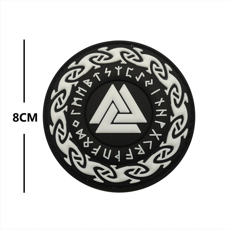 PVC ετικέτα BACK HAND με λογότυπο Odin, Velcro βραχιολάκι για εξωτερικά αθλήματα, unisex, Χειμώνας 2024