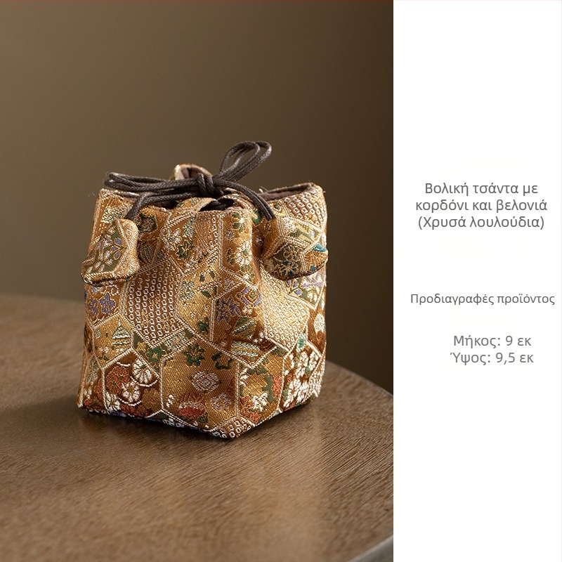 Αξεσουάρ τελετής τσαγιού – φορητή υφασμάτινη τσάντα για σετ τσαγιού, Daantang, νέο κινεζικό στυλ