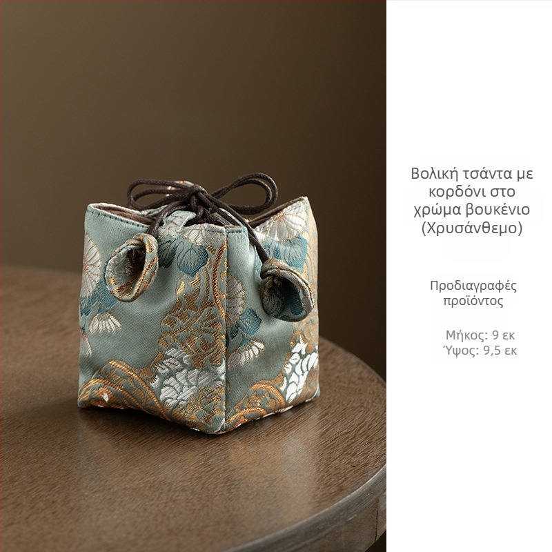 Αξεσουάρ τελετής τσαγιού – φορητή υφασμάτινη τσάντα για σετ τσαγιού, Daantang, νέο κινεζικό στυλ