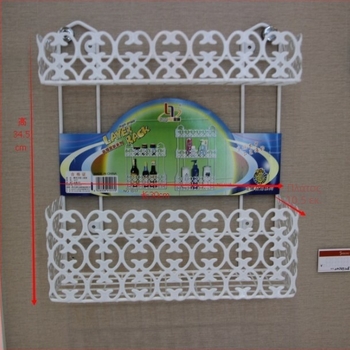 Χωρίς διάτρηση: Τριγωνικό γωνιακό ράφι μπάνιου, τοίχου, σφυρηλατό σίδερο, πολλαπλών επιπέδων αποθήκευση