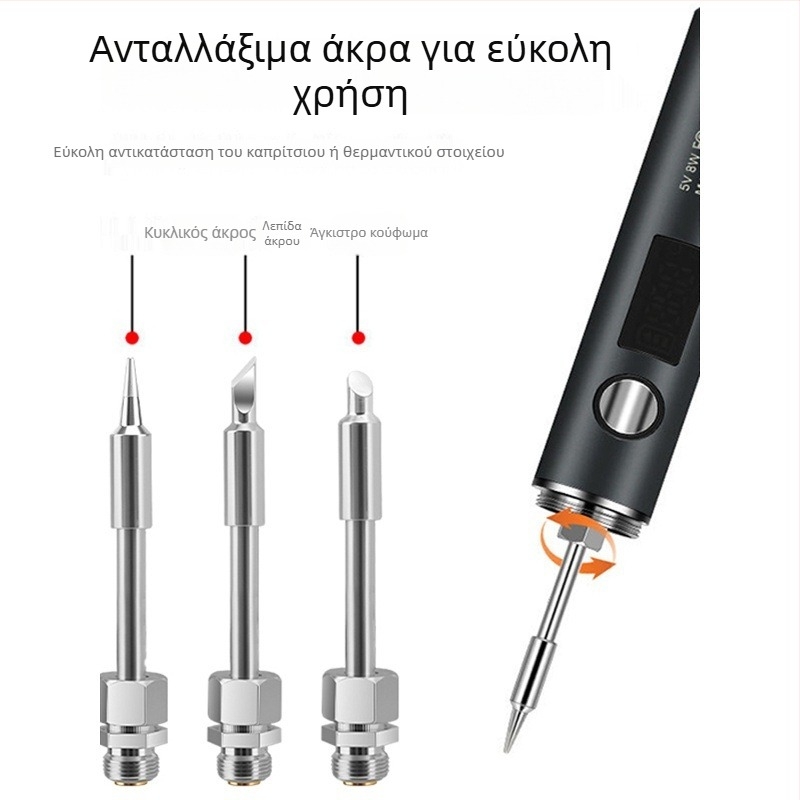 Κεραμικό κολλητήρι με κεραμικό στοιχείο θέρμανσης; περιλαμβάνει σφουγγάρι καθαρισμού ακρών ανθεκτικό σε υψηλές θερμοκρασίες; τάση: μη ορισμένη