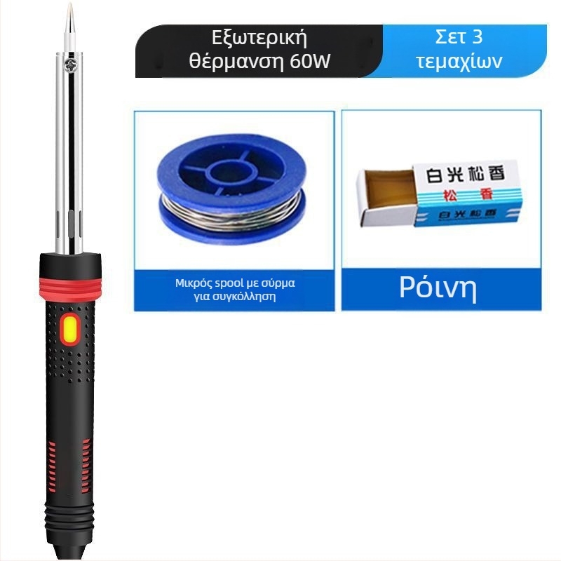 Σετ ηλεκτρικού κολλητήρα με ανοξείδωτο χάλυβα για συγκόλληση συνδετήρων και ψηφιακών αγωγών