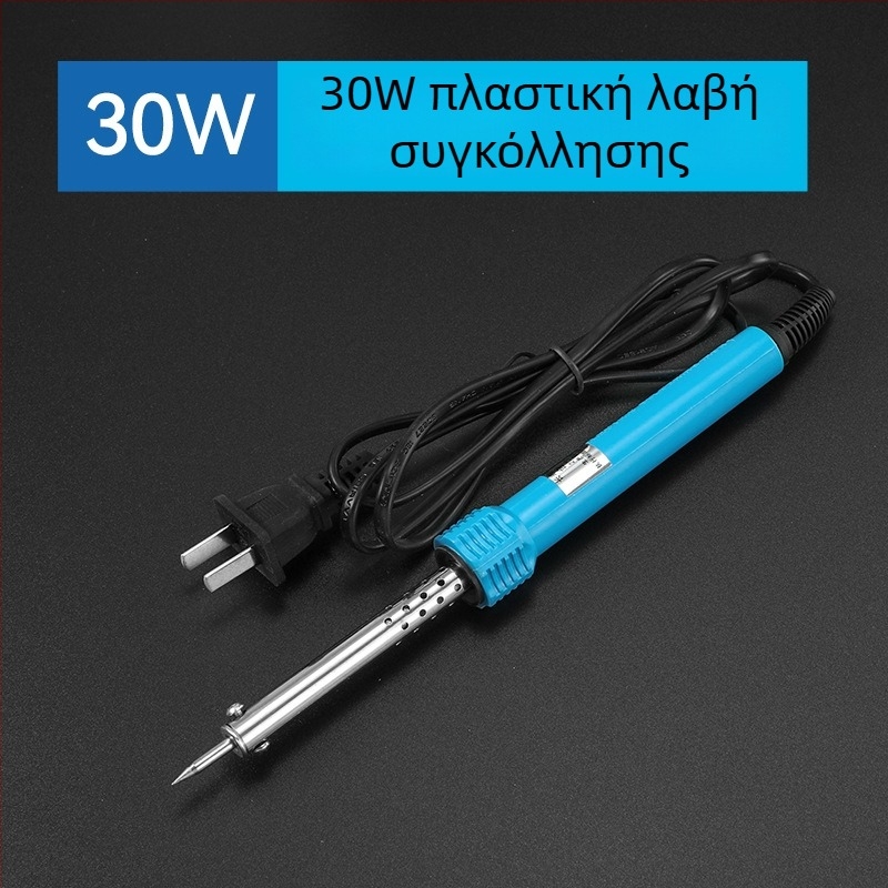 Κολλητήρι συγκόλλησης με ξύλινο χερούλι, εξωτερική θέρμανση, 60W, 220V, 480°C