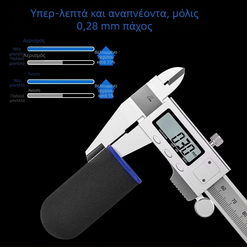 Gaming Finger Sleeves – Αντιολισθητικά, Αντιιδρωτικά, Ultra-Λεπτά – Esports για Κινητά Παιχνίδια