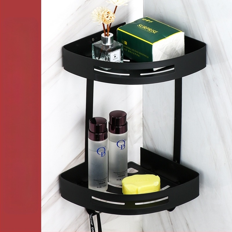 Επιτοίχιο ράφι γωνίας μπάνιου για τουαλέτα, ανοξείδωτο ατσάλι, φόρτωση 30 kg, μοντέλο A01, φινίρισμα καθρέφτης γυαλιστερό