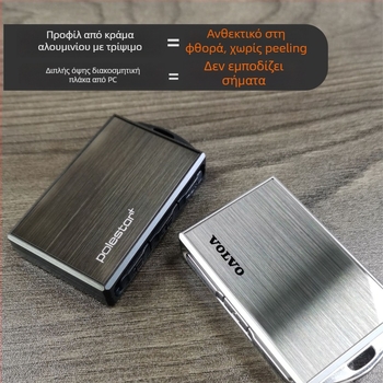 Θήκη κλειδιού Volvo από κράμα, συμβατή με XC60, S90, S60, XC40, XC90, V60, V90, πολυτελής σχεδίαση