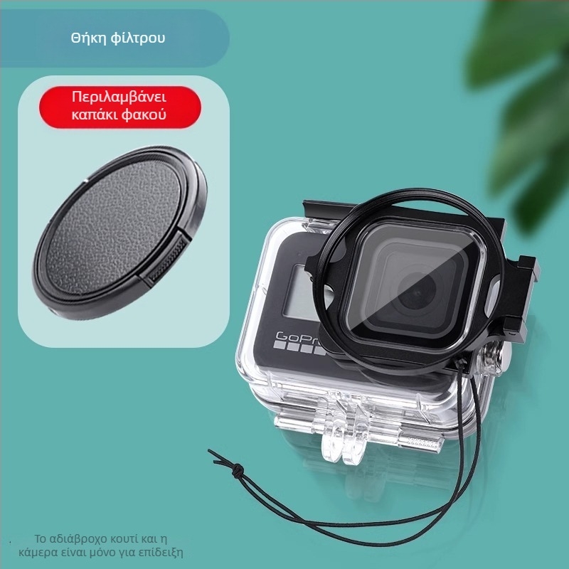Αξεσουάρ φίλτρου κατάδυσης για GoPro Hero8-11, με δυνατότητα στοίβαξης, JUNESTAR GP9FZ58
