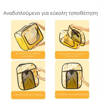 Συμπαγές κιβώτιο στέγνωσης κατοικίδιων με μικρό πιστολάκι και σακούλα στέγνωσης για γάτες και σκύλους, στέγνωμα μετά το μπάνιο