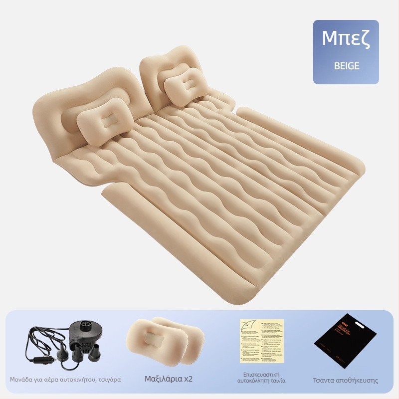 Φουσκωτό κρεβάτι αυτοκινήτου για SUV - Διπλής χρήσης για ταξίδια και υπαίθριες δραστηριότητες, Μοντέλο 13100TM, Μέγιστο φορτίο 400 kg, Ηλεκτρική αντλία