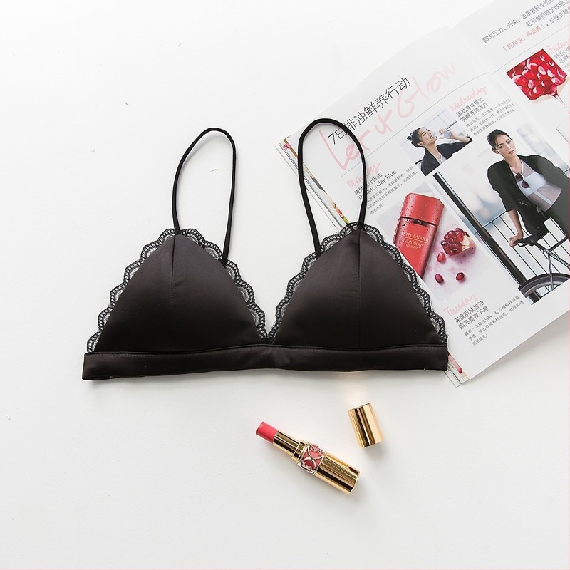 Σουτιέν με ίσιο σωληνοειδή σχεδιασμό, ύφασμα συνθετικό μετάξι, πολυεστέρας 50–70%, μη αποσπώμενες τιράντες, γυναικείο εσώρουχο