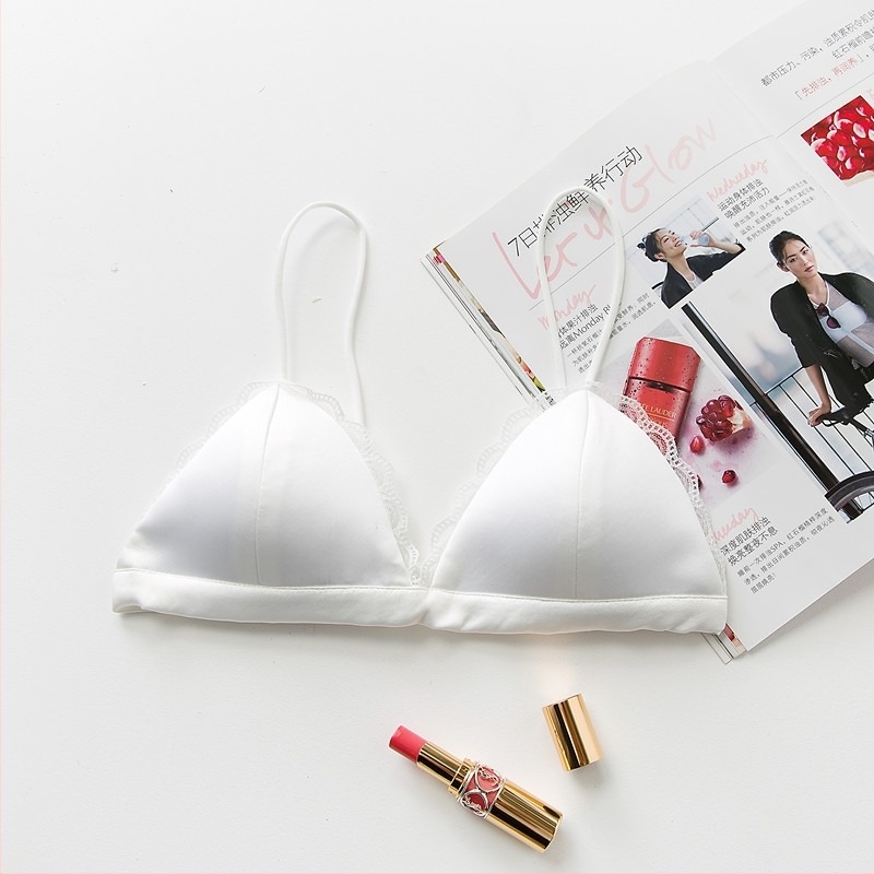 Σουτιέν με ίσιο σωληνοειδή σχεδιασμό, ύφασμα συνθετικό μετάξι, πολυεστέρας 50–70%, μη αποσπώμενες τιράντες, γυναικείο εσώρουχο