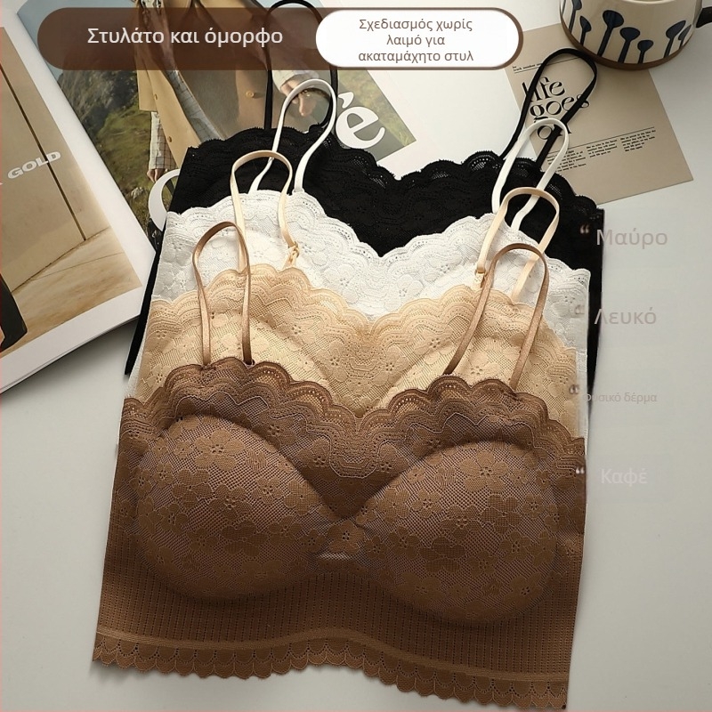 Σουτιέν χωρίς ραφή για την πλάτη, νάιλον ύφασμα, чашка 3/4, μορφή чашας: πάνω λεπτό, κάτω παχύ, ρυθμιζόμενες διπλές τιράντες, επένδυση νάιλον, στυλ Tube Top, άνετο και διακριτικό