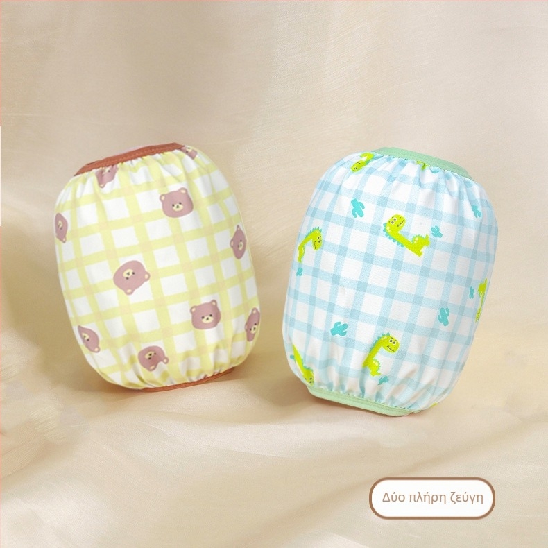 Παιδικοί προστατευτικοί μανσέτες – Αδιάβροχες για φθινοπωρινό–χειμερινό, για ηλικίες 1–3 ετών, πολυεστερικό ύφασμα, καρτούν σχέδιο