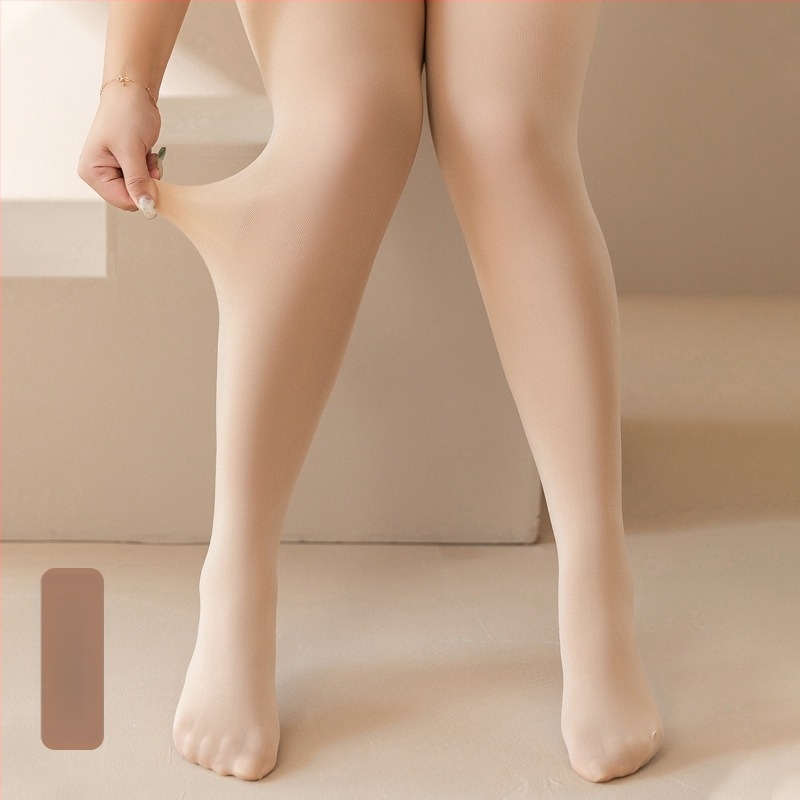 Γυναικείες καλσόν σε nude χρώμα, σε μέγεθος plus, με επένδυση και επιπλέον πάχος, για άνοιξη, φθινόπωρο και χειμώνα